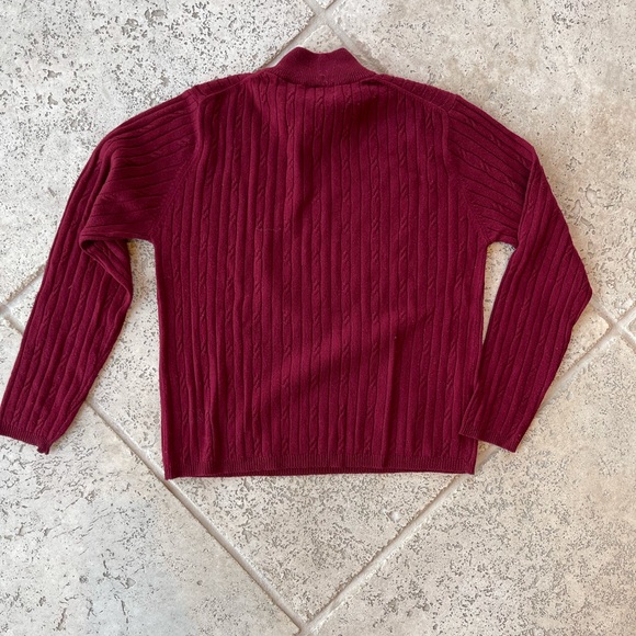 Red North 17 mock turtleneck sweater - Picture 2 of 3